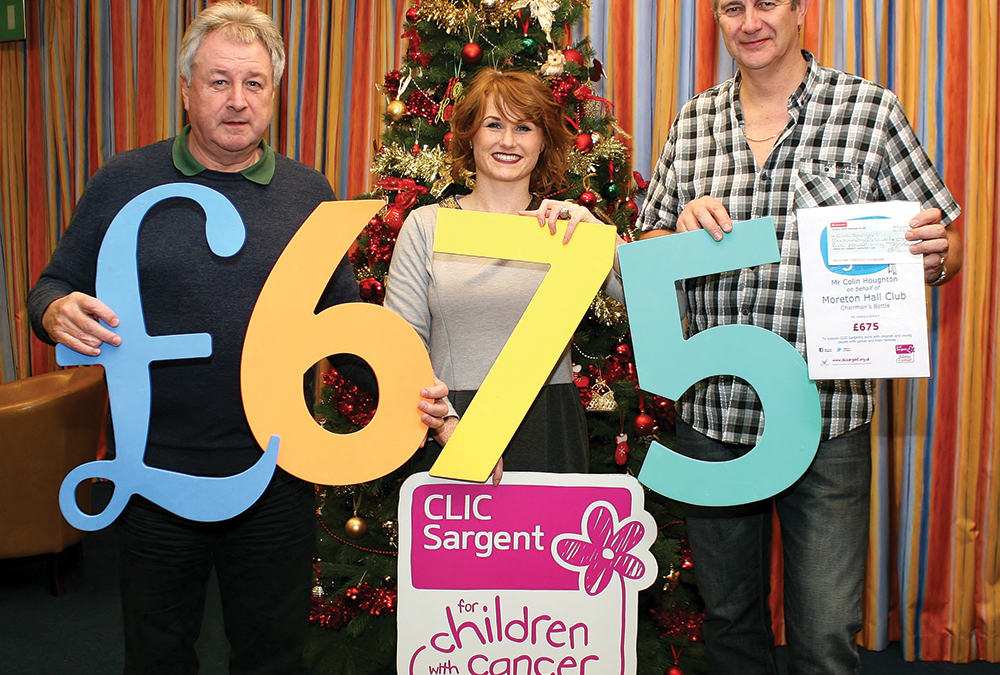 Chairman raises £675 for children with cancer