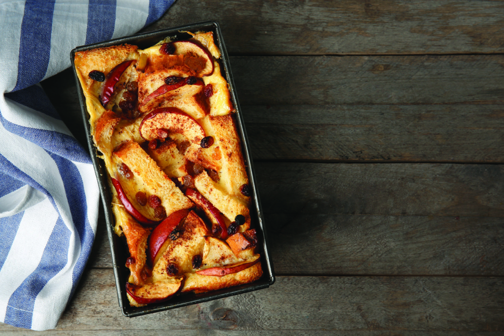 Recipe Toffee Apple Bread & Butter Pudding Bury St Edmunds Directories